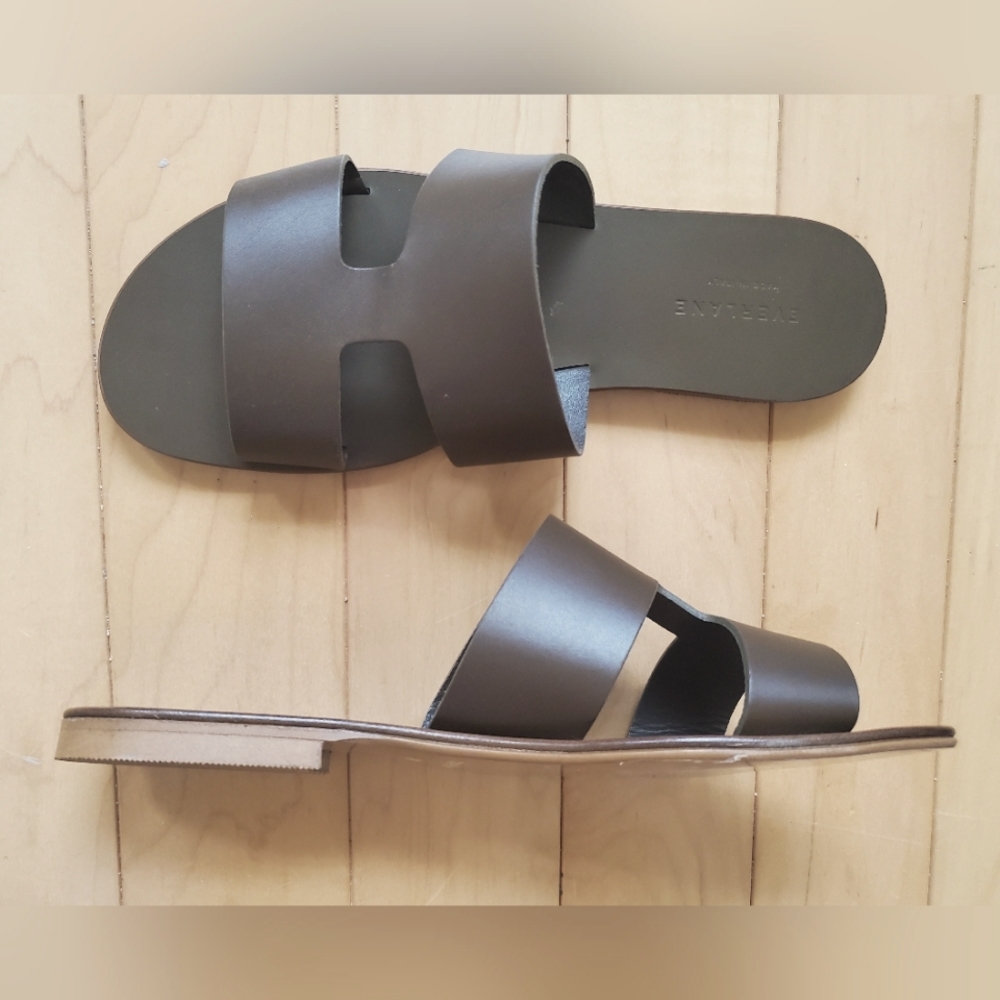 Hermes look H Sandals leather by Everlane brand new